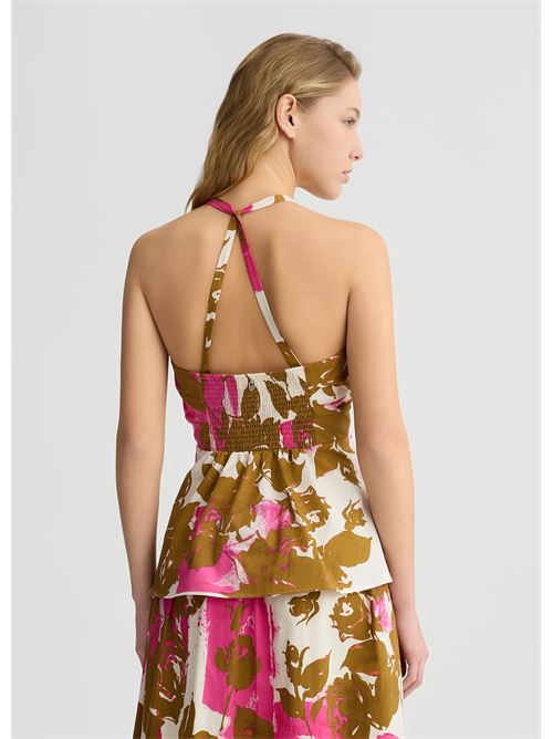 Top in popeline stampato Liu Jo | WA5337T0072.Z9808
